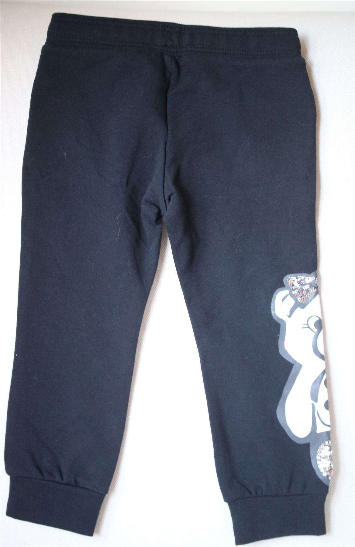 SIMONETTA GIRLS BLACK TEDDY BEAR TRACKSUIT 3 YEARS
