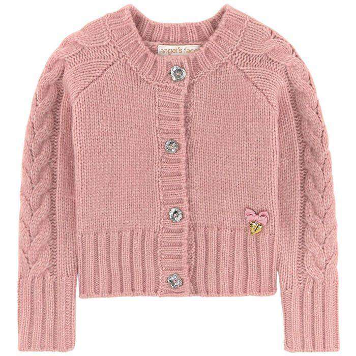 ANGEL'S FACE KIDS GIRLS KNITTED CARDIGAN 4-5 YEARS
