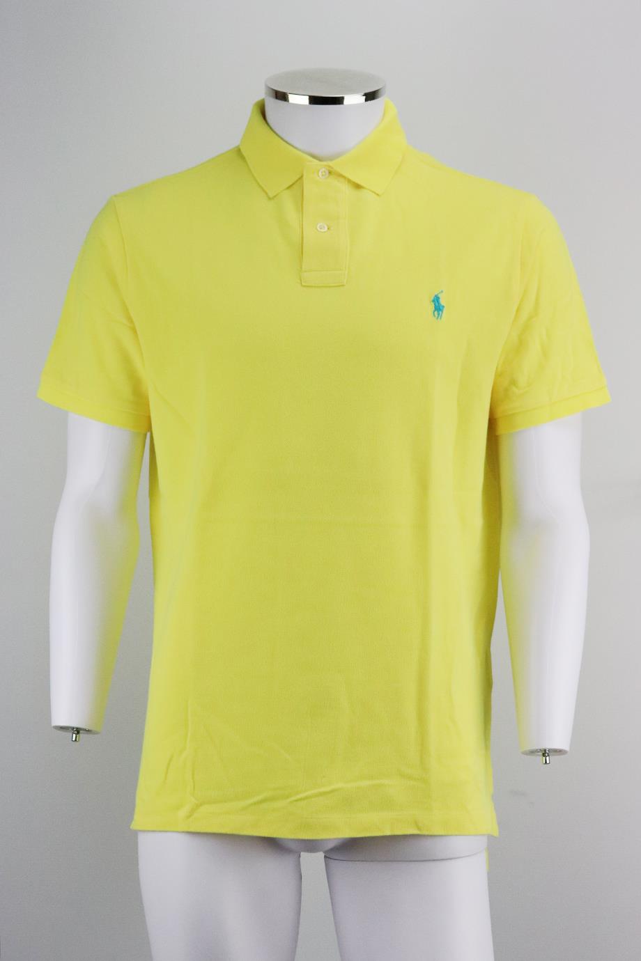 POLO RALPH LAUREN MEN'S CUSTOM FIT COTTON PIQUÉ POLO SHIRT LARGE