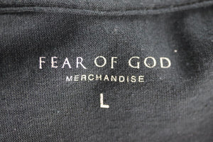 FEAR OF GOD MEN'S PRINTED COTTON JERSEY T-SHIRT LARGE