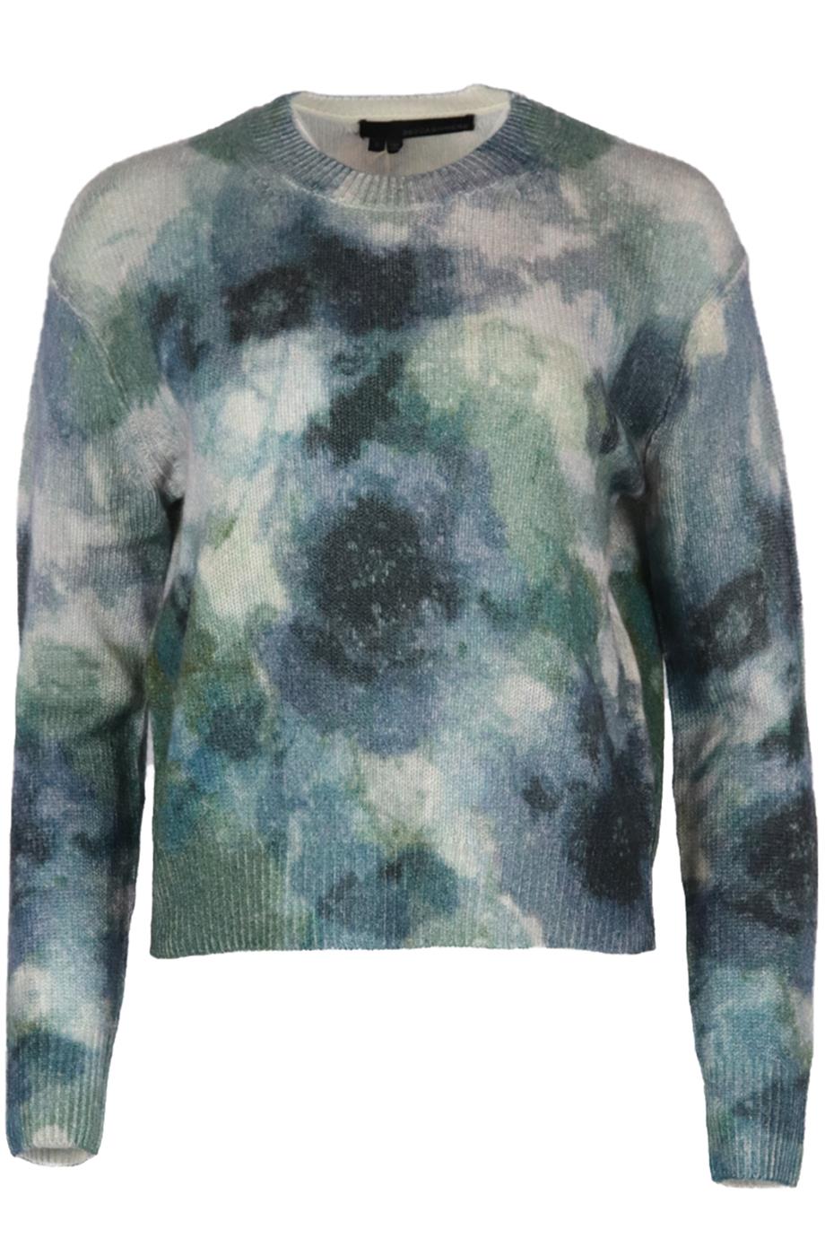 360 CASHMERE TIE DYED CASHMERE SWEATER SMALL