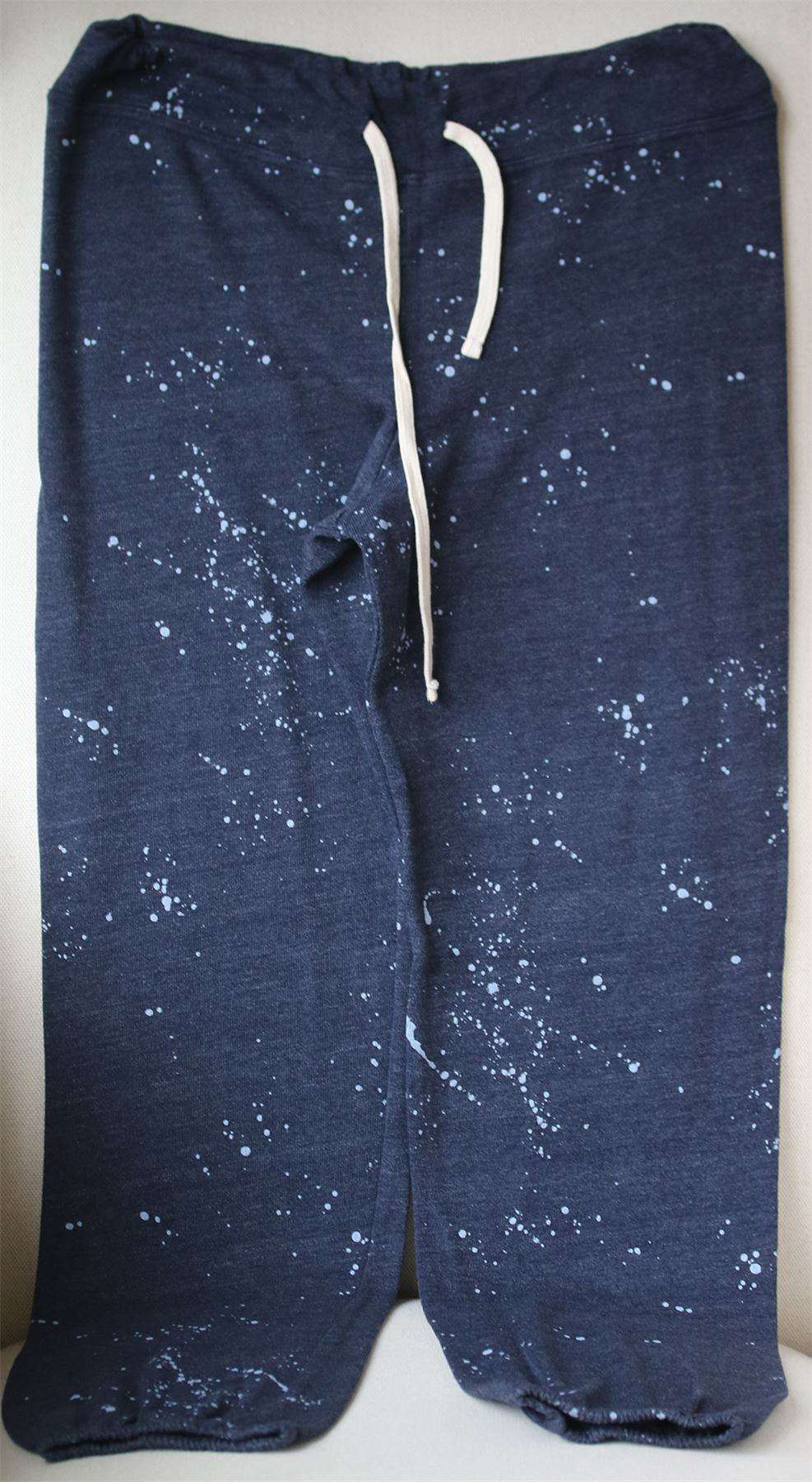 SUNDRY PAINT SPLATTER NAVY SWEATPANTS SMALL