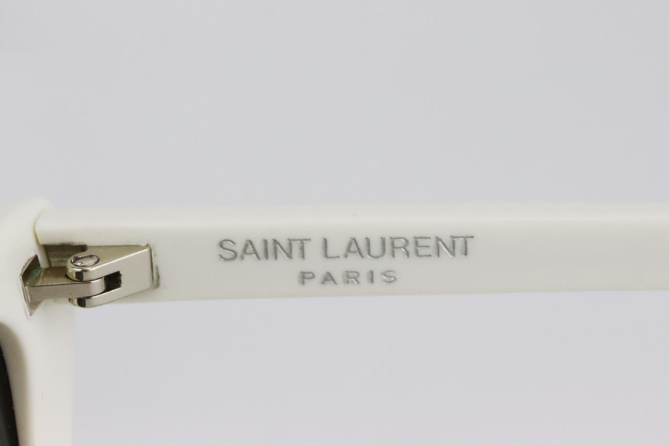 SAINT LAURENT CAT EYE ACETATE SUNGLASSES