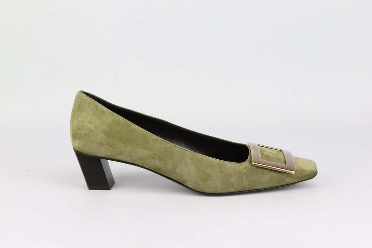ROGER VIVIER SUEDE PUMPS EU 37.5 UK 4.5 US 7.5