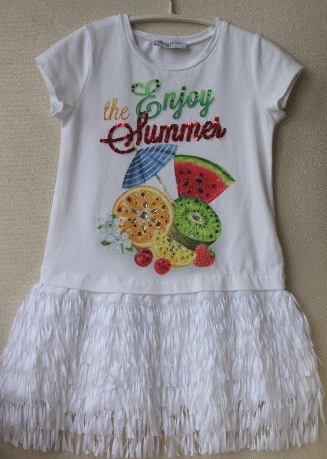 MONNALISA BABY GIRLS TROPICAL DRESS 2 YEARS