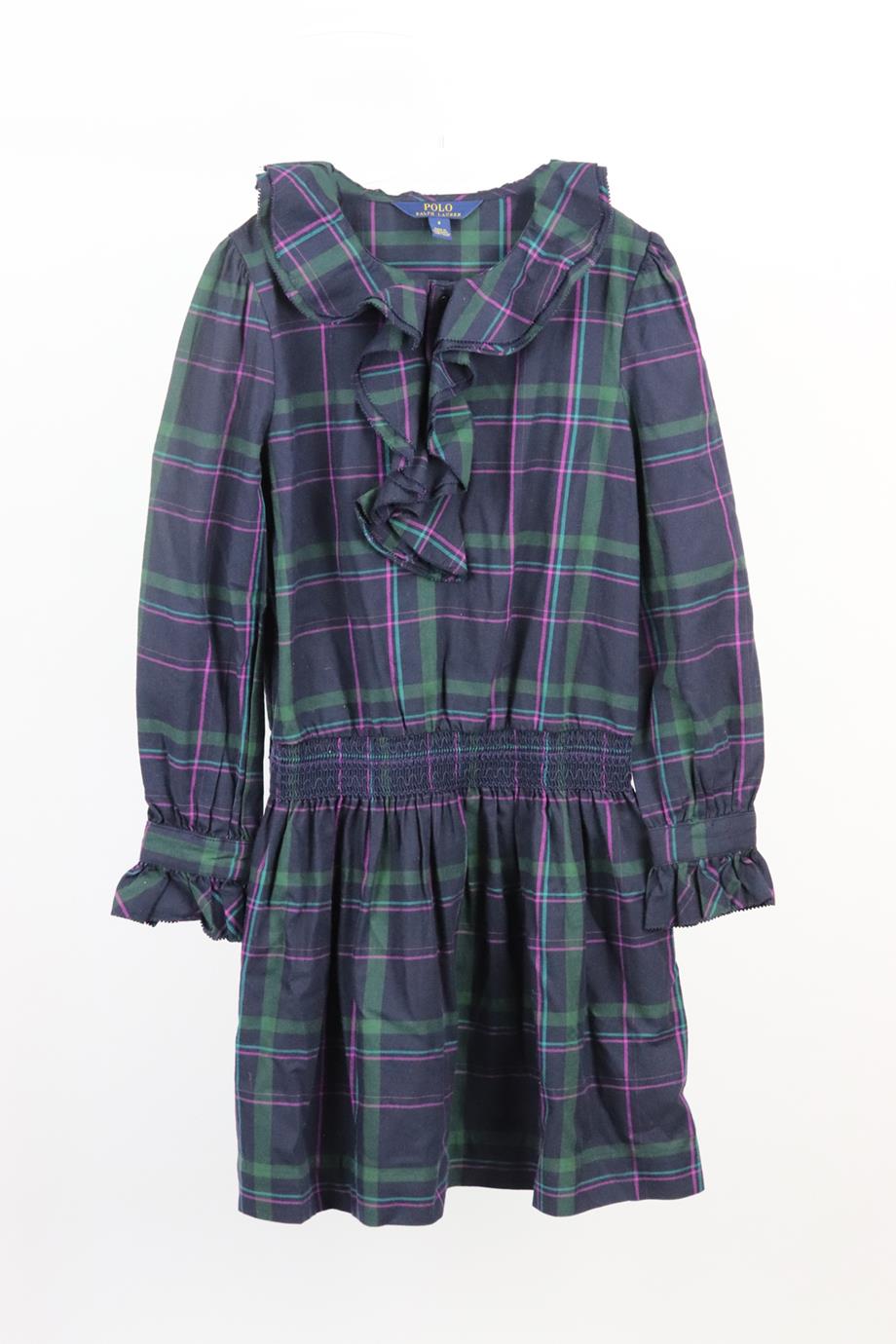 POLO RALPH LAUREN KIDS GIRLS TARTAN DRESS 8 YEARS