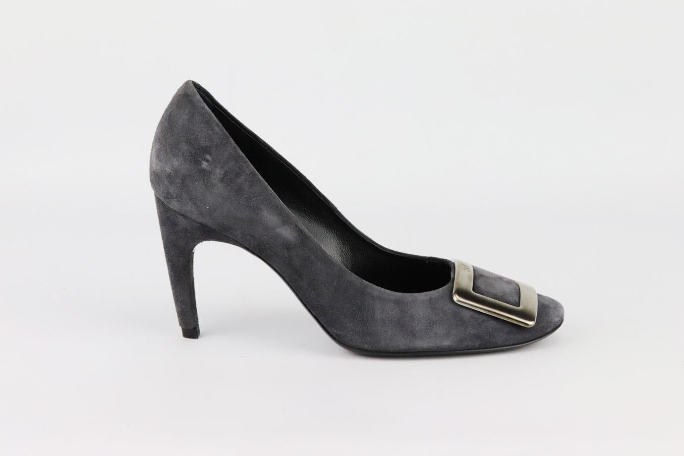 ROGER VIVIER SUEDE PUMPS EU 37 UK 4 US 7