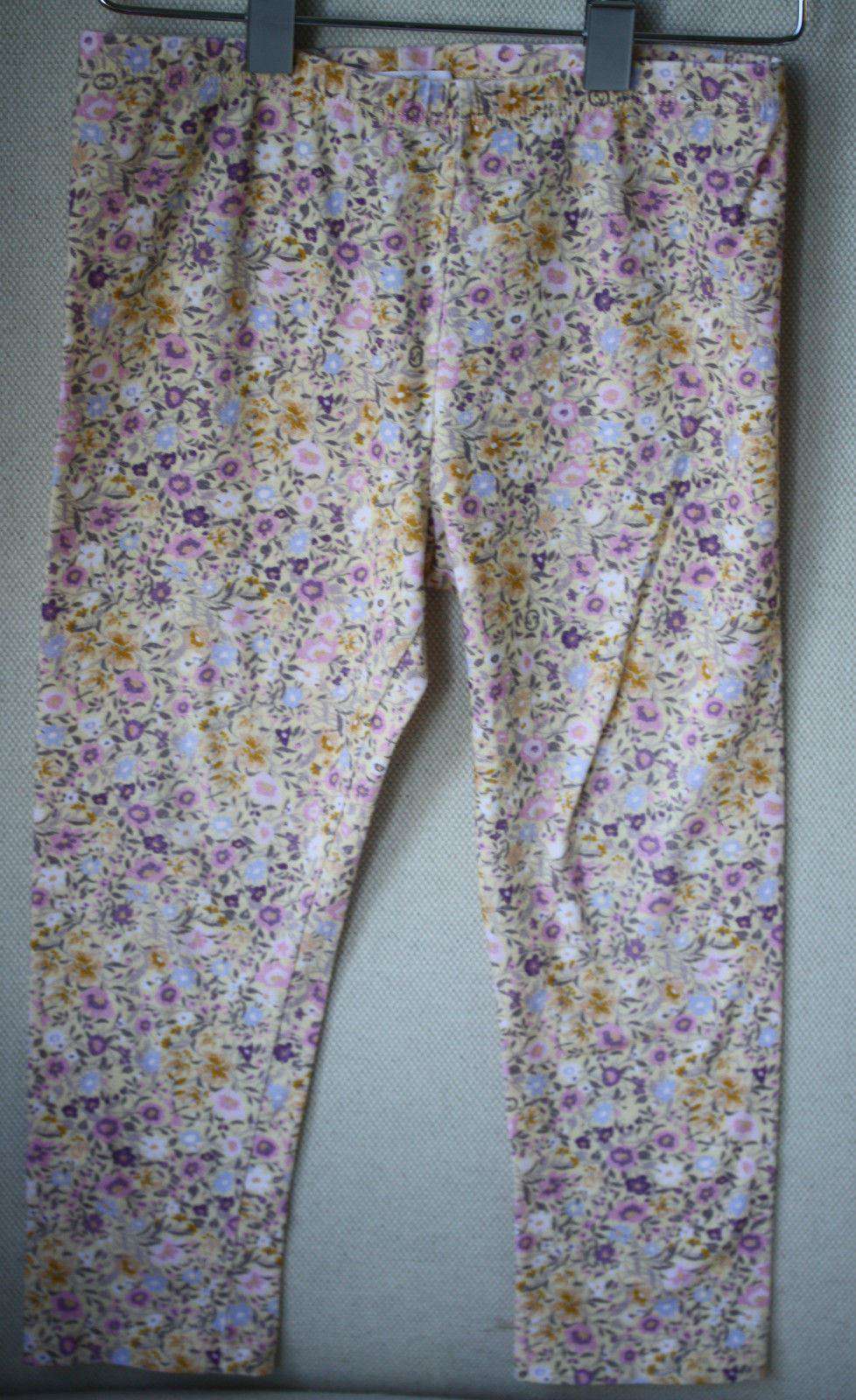 GUCCI BABY YELLOW FLORAL LEGGINGS 2 YEARS
