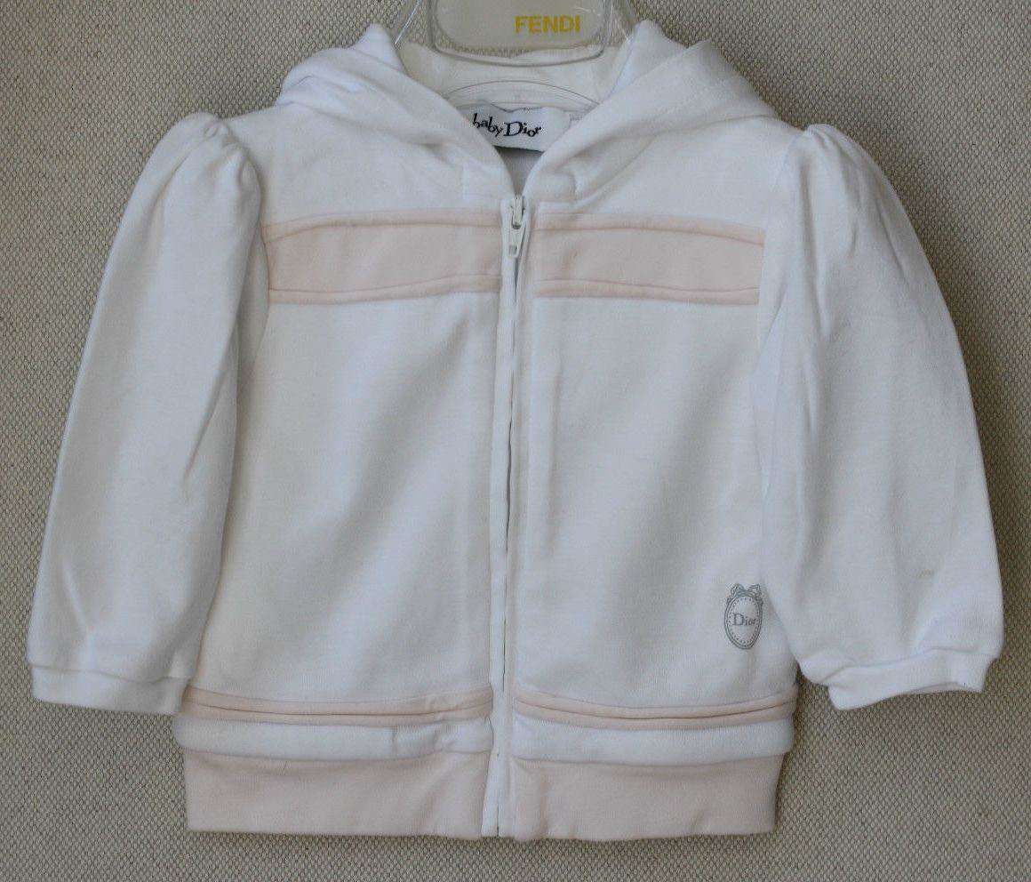 BABY DIOR WHITE TRACKSUIT OUTFIT 3 MONTHS