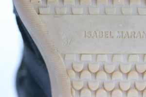 ISABEL MARANT ETOILE LEATHER AND SUEDE WEDGE SNEAKERS EU 37 UK 4 US 7