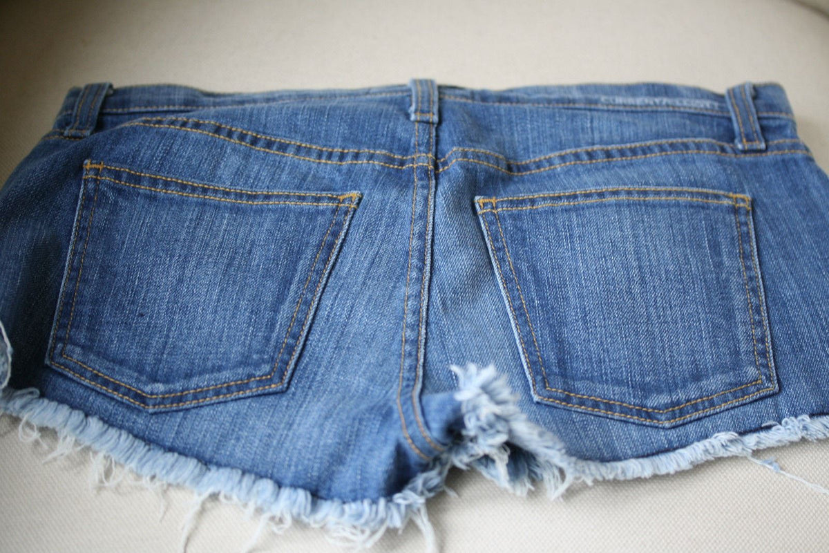 CURRENT ELLIOTT CONCERT CRUISER DENIM SHORTS W27 UK 8/10