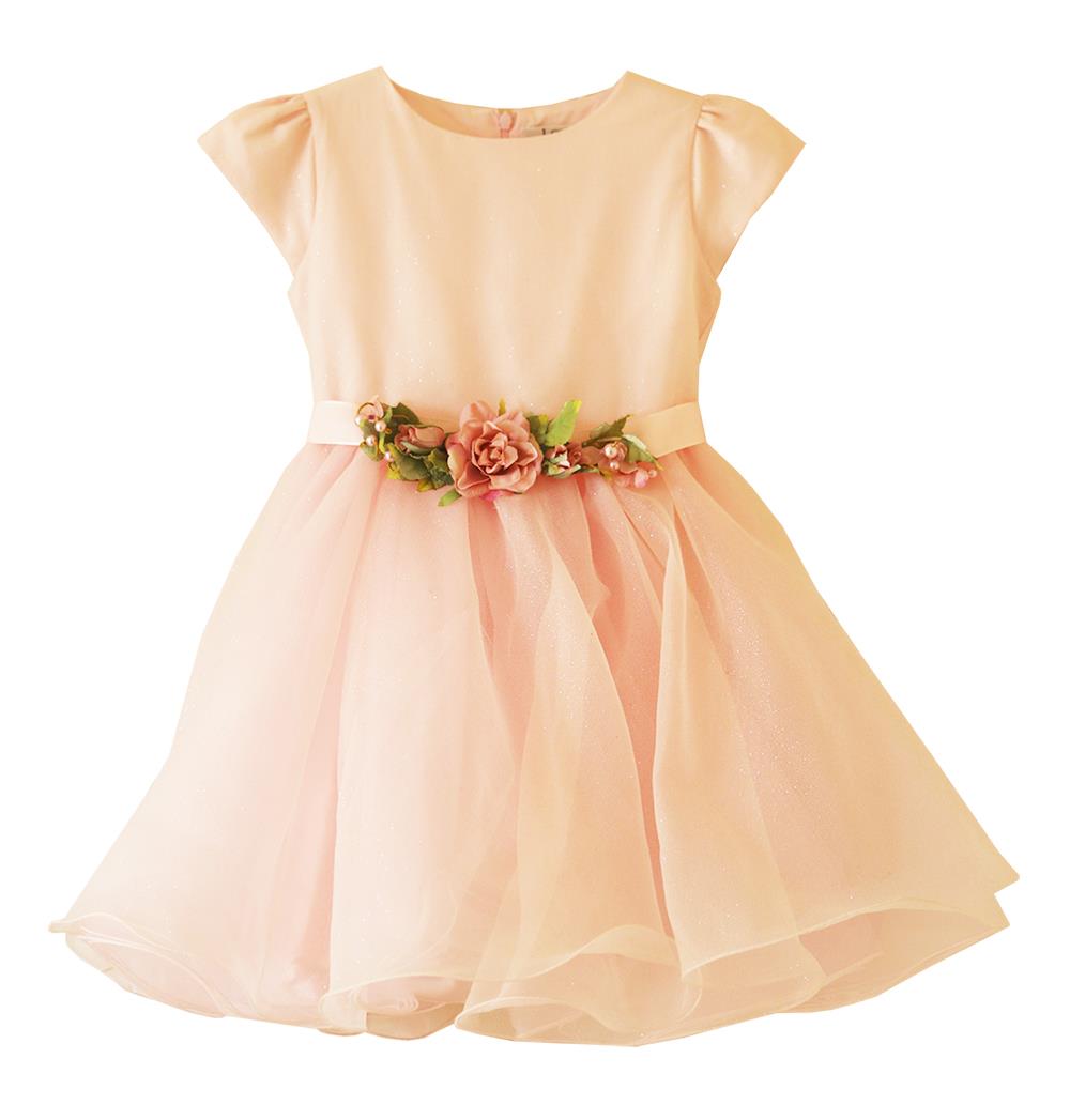 LESY KIDS GIRLS FLORAL CHIFFON DRESS 6 YEARS
