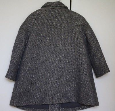 BONPOINT GIRLS GOLD SPARKLY WOOL BLEND PADDED COAT 3 YEARS