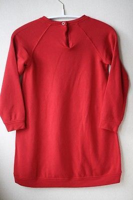 MONNALISA BABY RED SHOES SWEATER DRESS 24 MONTHS