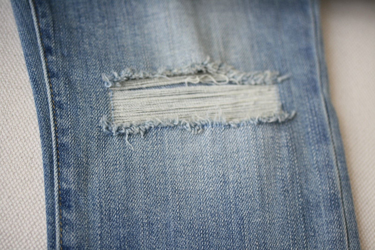 CURRENT ELLIOTT THE SILVERLAKE ZIP BLUE JEANS W27 UK 8/10