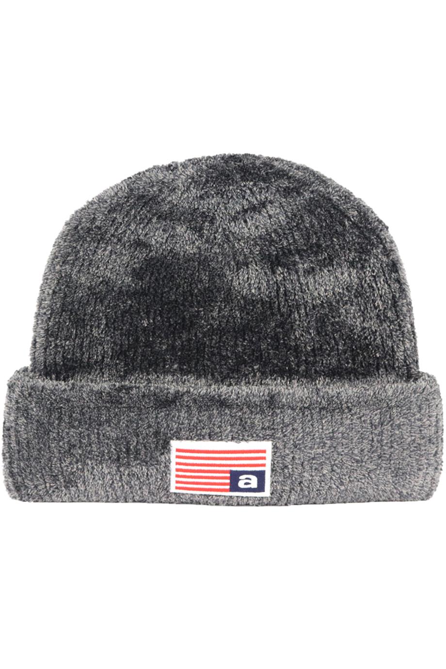 ALEXANDER WANG APPLIQUÉD RIBBED KNIT BEANIE ONE SIZE