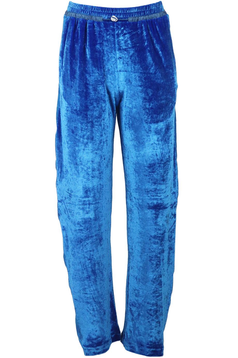 OFF-WHITE C/O VIRGIL ABLOH SILK VELVET PANTS IT 40 UK 8