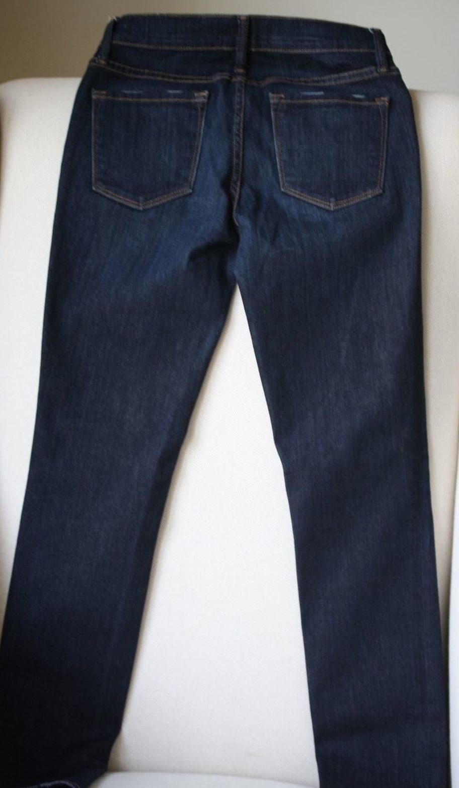 FRAME DENIM LE SKINNY DE JEANNE DISTRESSED JEANS IN LOS FELIZ W25 UK 6/8