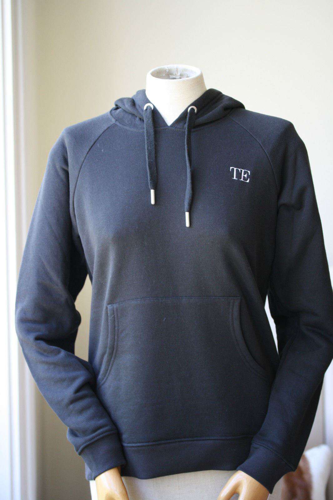 ZOE KARSSEN BASIC BLACK TE HOODIE SMALL