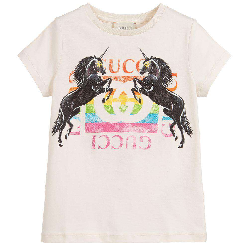 GUCCI GIRLS IVORY UNICORN TOP 5 YEARS
