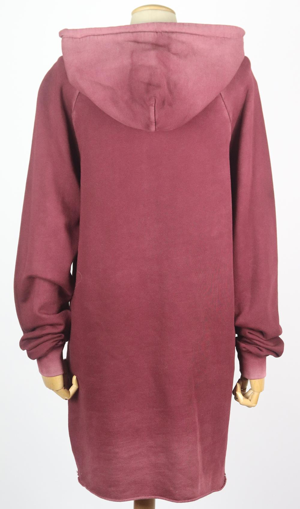 COTTON CITIZEN MILAN COTTON TERRY HOODED MINI DRESS MEDIUM