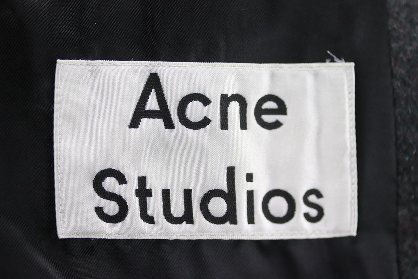 ACNE STUDIOS MEN'S WOOL COAT cne Studios Wool Coat IT 52 UK/US CHEST 42