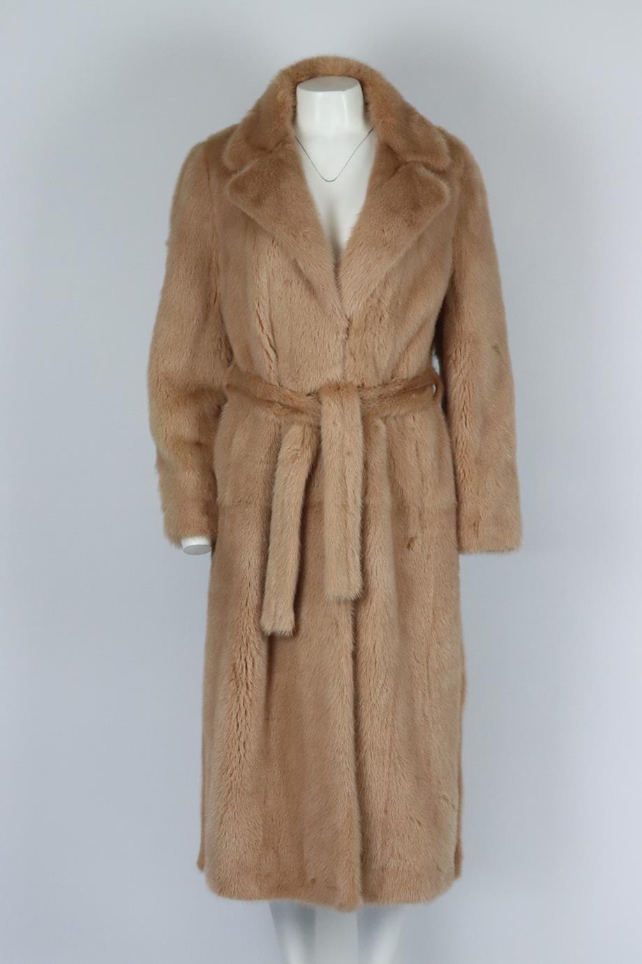 Yves salomon mink deals coat