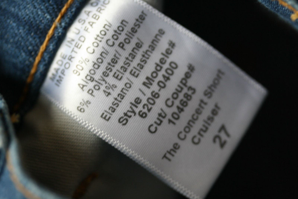CURRENT ELLIOTT CONCERT CRUISER DENIM SHORTS W27 UK 8/10