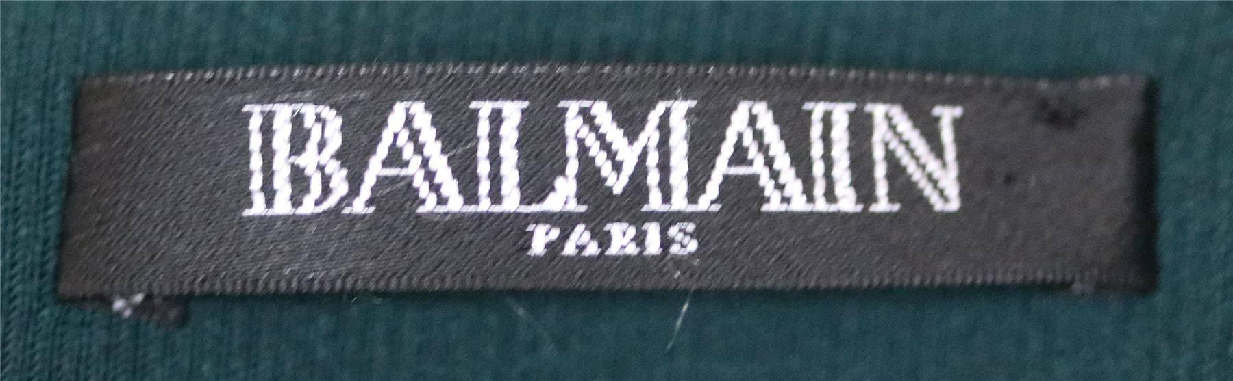 BALMAIN RUFFLED V NECK MINI DRESS FR 36 UK 8