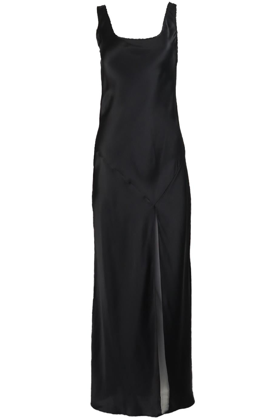 SIR. SILK SATIN MAXI DRESS UK 8