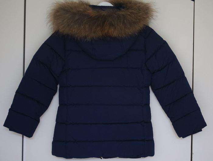 TARTINE ET CHOCOLAT GIRLS NAVY BLUE DOWN PADDED JACKET 6 YEARS