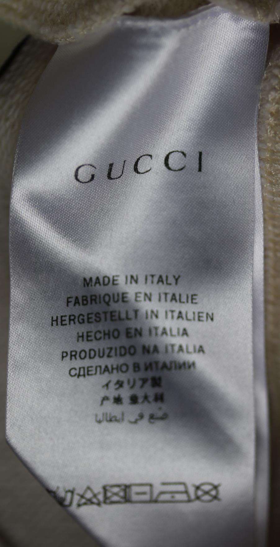 GUCCI KIDS UNISEX LOGO PRINTED COTTON SWEATSHIRT 36 MONTHS