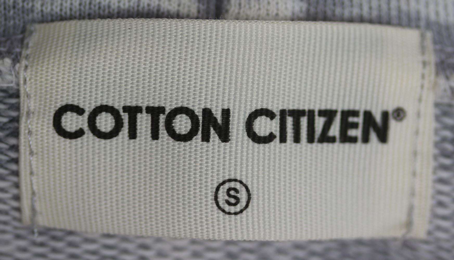COTTON CITIZEN THE MILAN CUTOFF HOODED SWEATER SMALL
