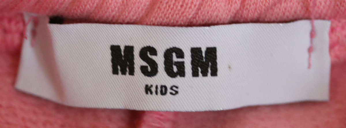 MSGM KIDS GIRLS LOGO COTTON TRACKSUIT 4 YEARS