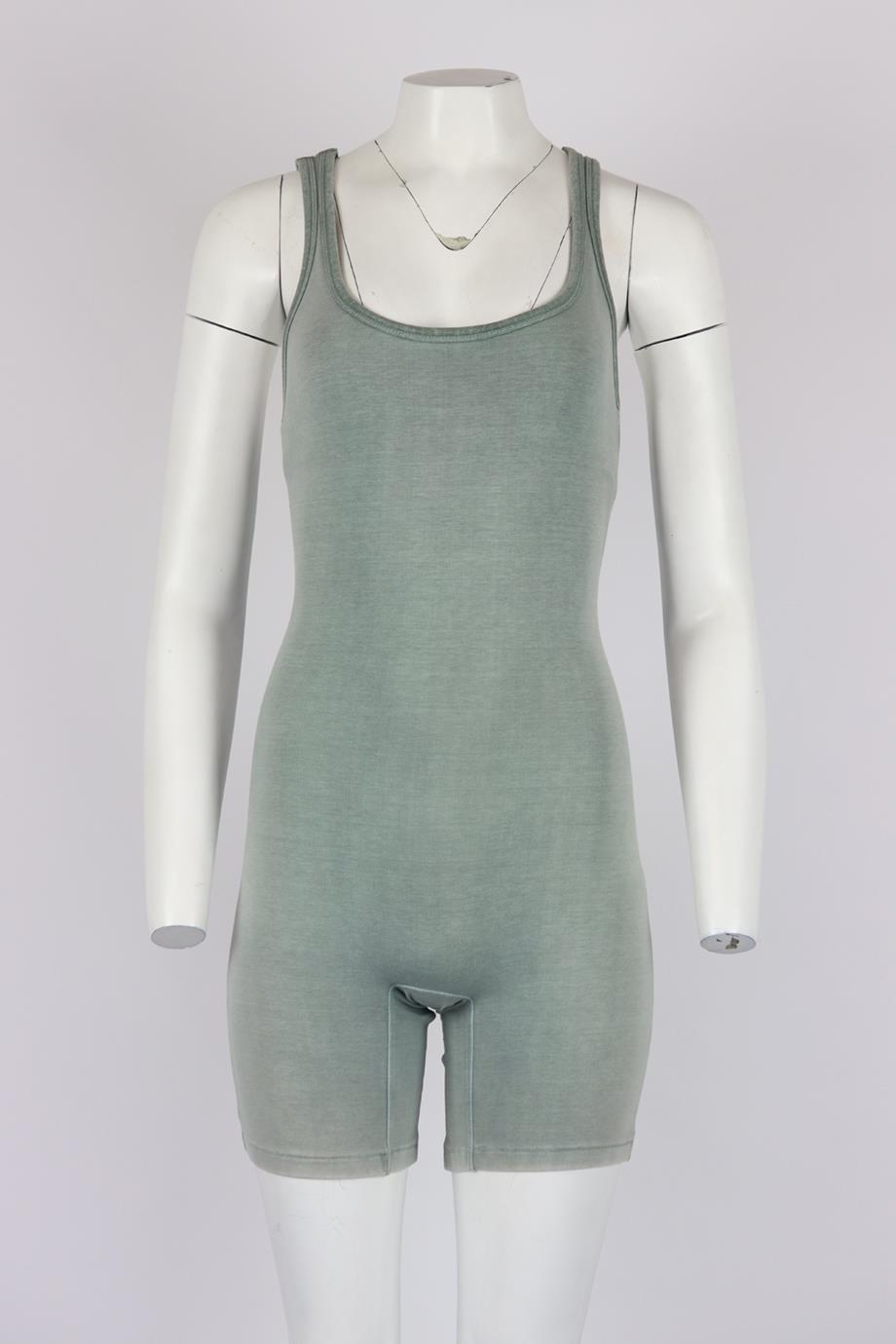 SKIMS STRETCH COTTON JERSEY PLAYSUIT SMALL