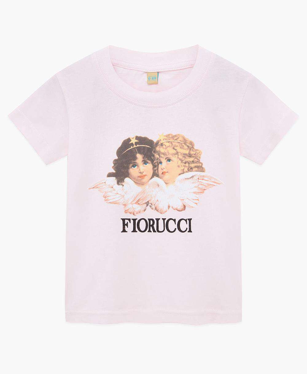 FIORUCCI BABY GIRLS ANGELS COTTON T-SHIRT 18-24 MONTHS