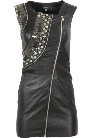 jitrois leather dress ATLANTIC Stretch Leather Dress
