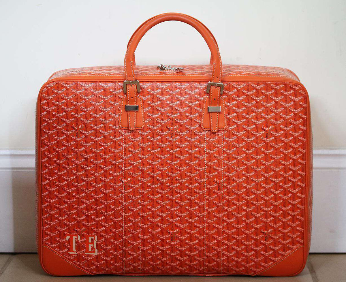 GOYARD MAJORDOME 50 MONOGRAM CANVAS COATED SUITCASE