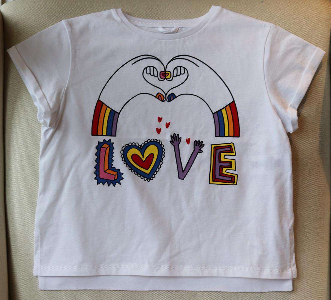 STELLA MCCARTNEY KIDS GIRLS COTTON T-SHIRT 6 YEARS