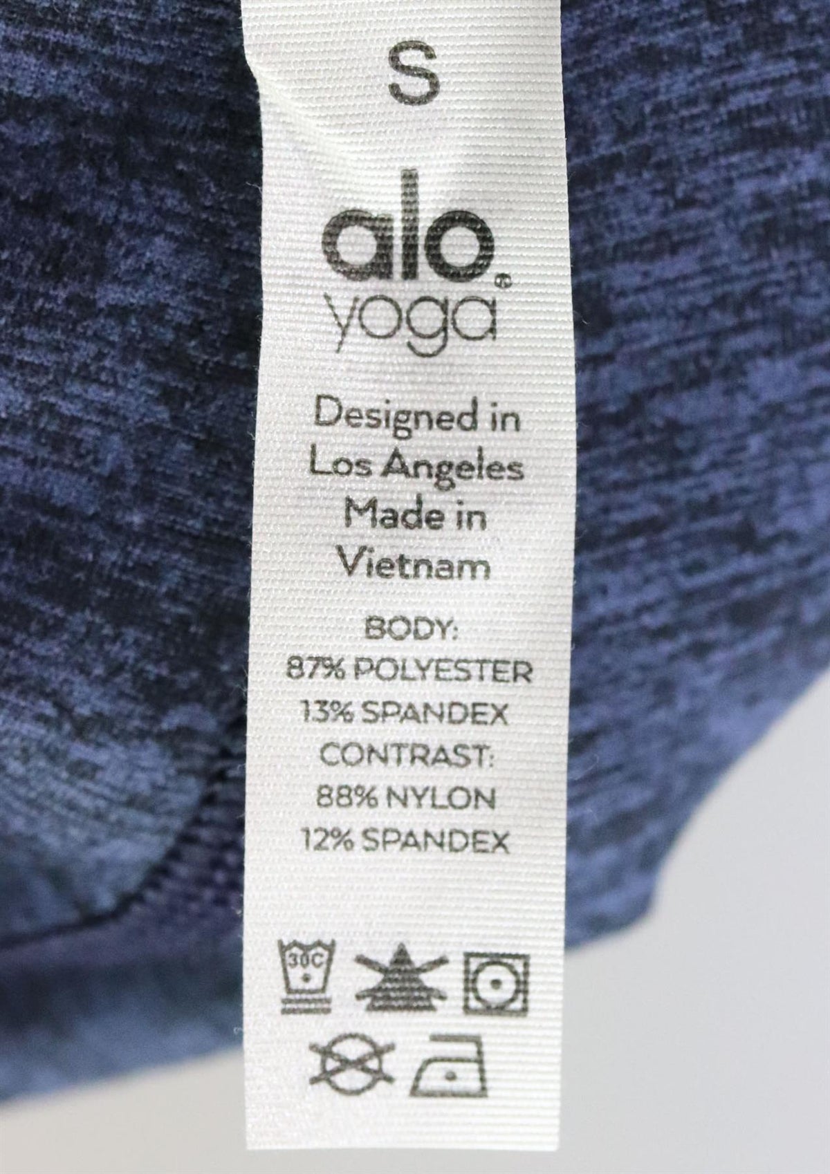 ALO YOGA ALOSOFT FLOW HIGH RISE STRETCH LEGGINGS SMALL
