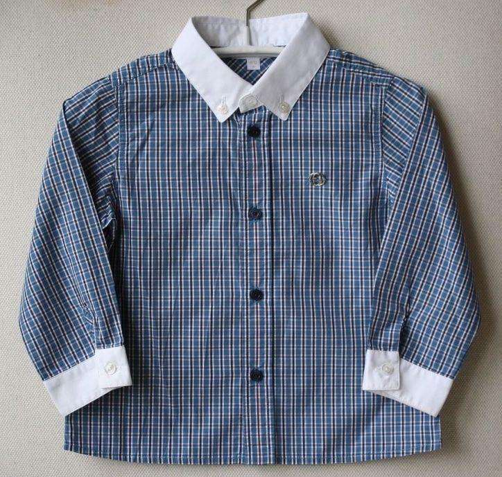 GUCCI BABY CHECKED SHIRT 9-12 MONTHS