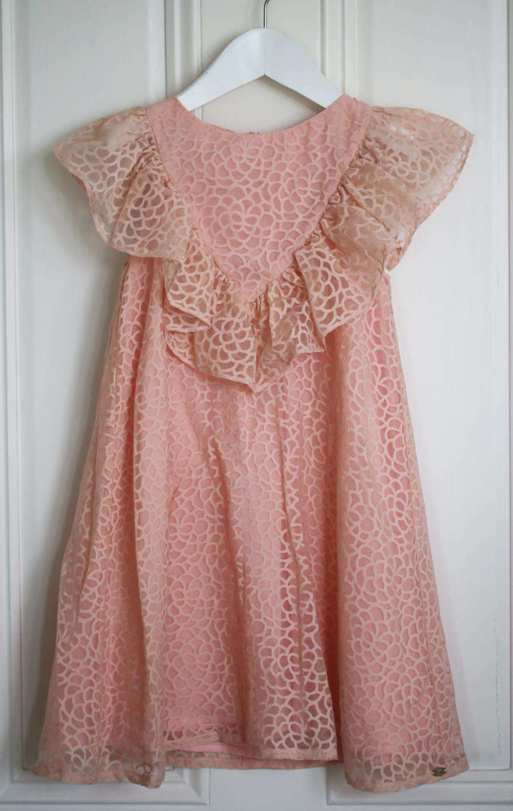 TARTINE ET CHOCOLAT KIDS GIRLS RUFFLE DRESS 6 YEARS