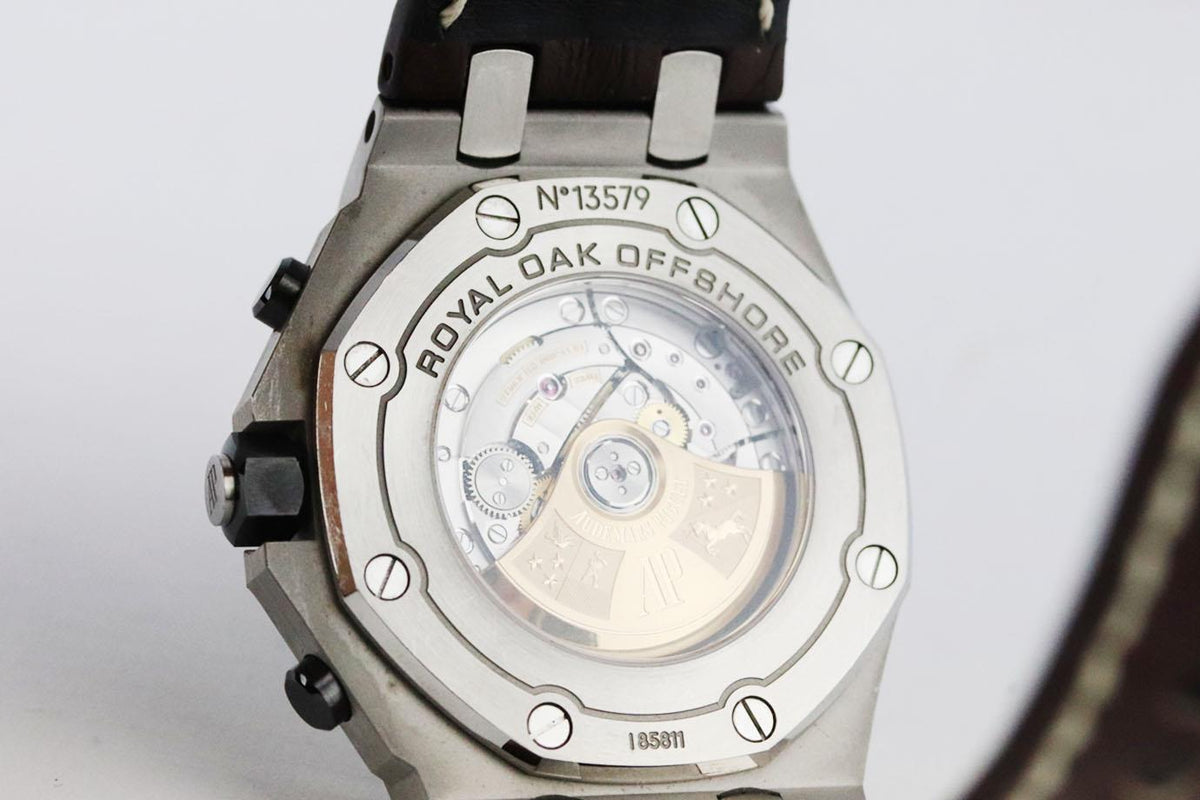 AUDEMAR PIGUET ROYAL OFFSHORE CHRONOGRAPH 42MM SAFARI STEEL WRIST WATCH