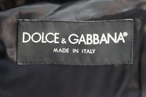 DOLCE AND GABBANA MEN'S LEATHER JACKET IT 48 UK/US CHEST 38