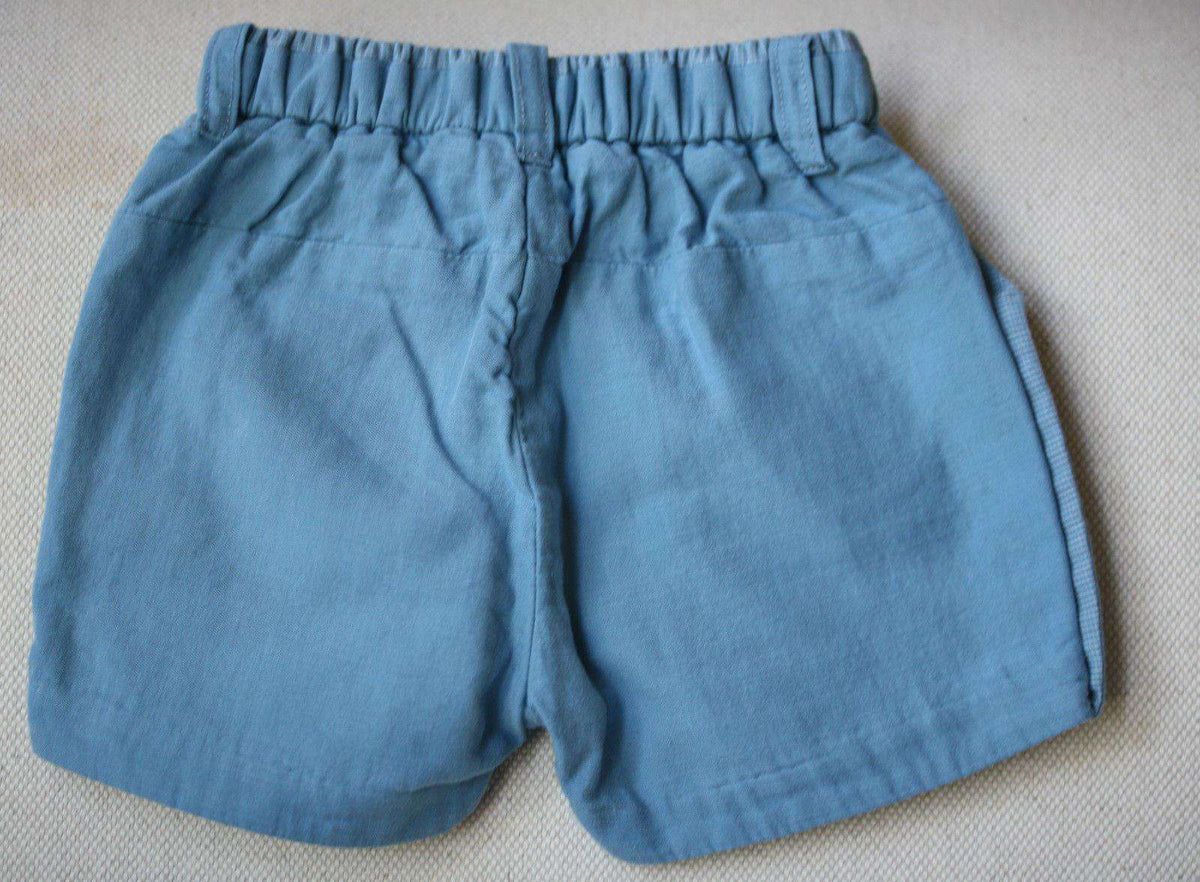 BABY DIOR BLUE SHORTS 3 MONTHS