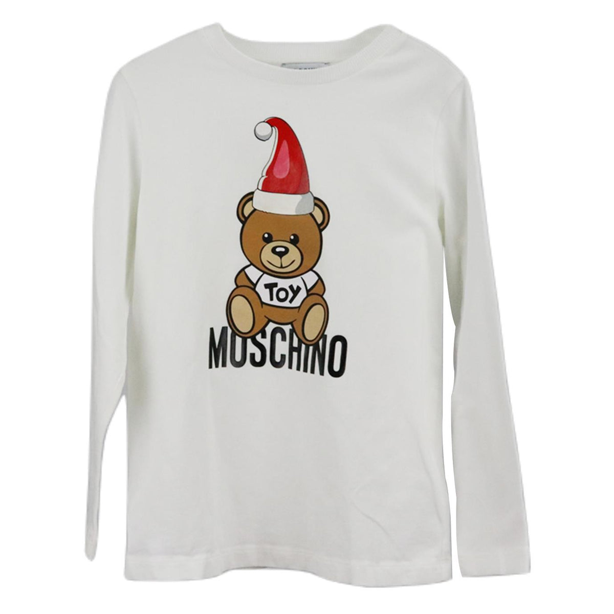 MOSCHINO KIDS GIRLS LOGO COTTON TOP 8 YEARS