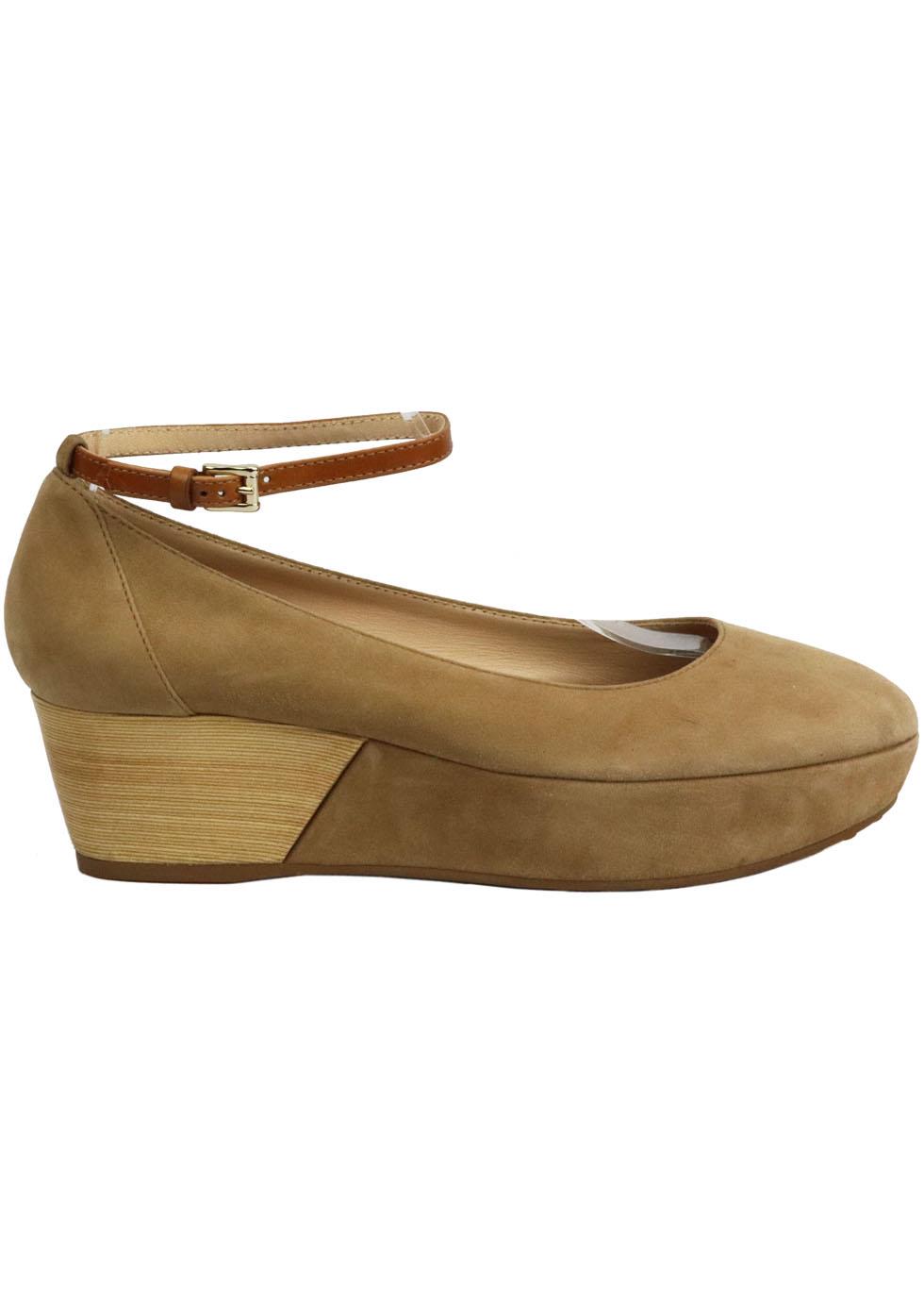 TOD'S SUEDE PLATFORM PUMPS EU 38 UK 5 US 8
