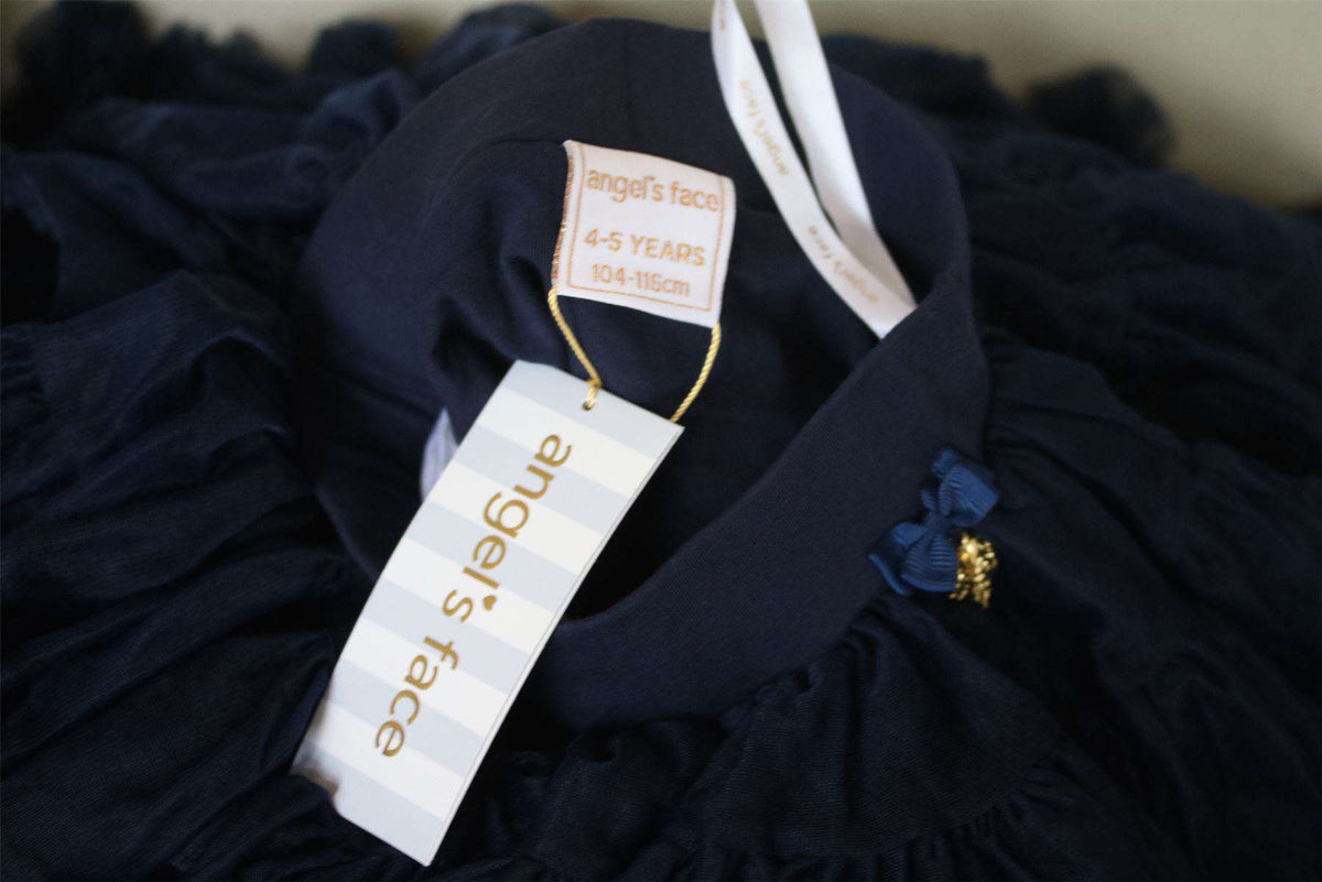 ANGEL'S FACE GIRLS NAVY BLUE TUTU WITH GIFT BOX 4-5 YEARS