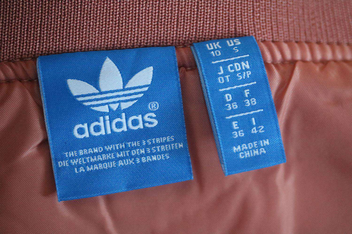 ADIDAS ORIGINALS LOGO BACK BOMBER JACKET UK 10