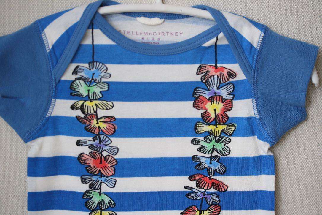 STELLA MCCARTNEY KIDS BABY CASSIDY STRIPED SHORTIE 18 MONTHS
